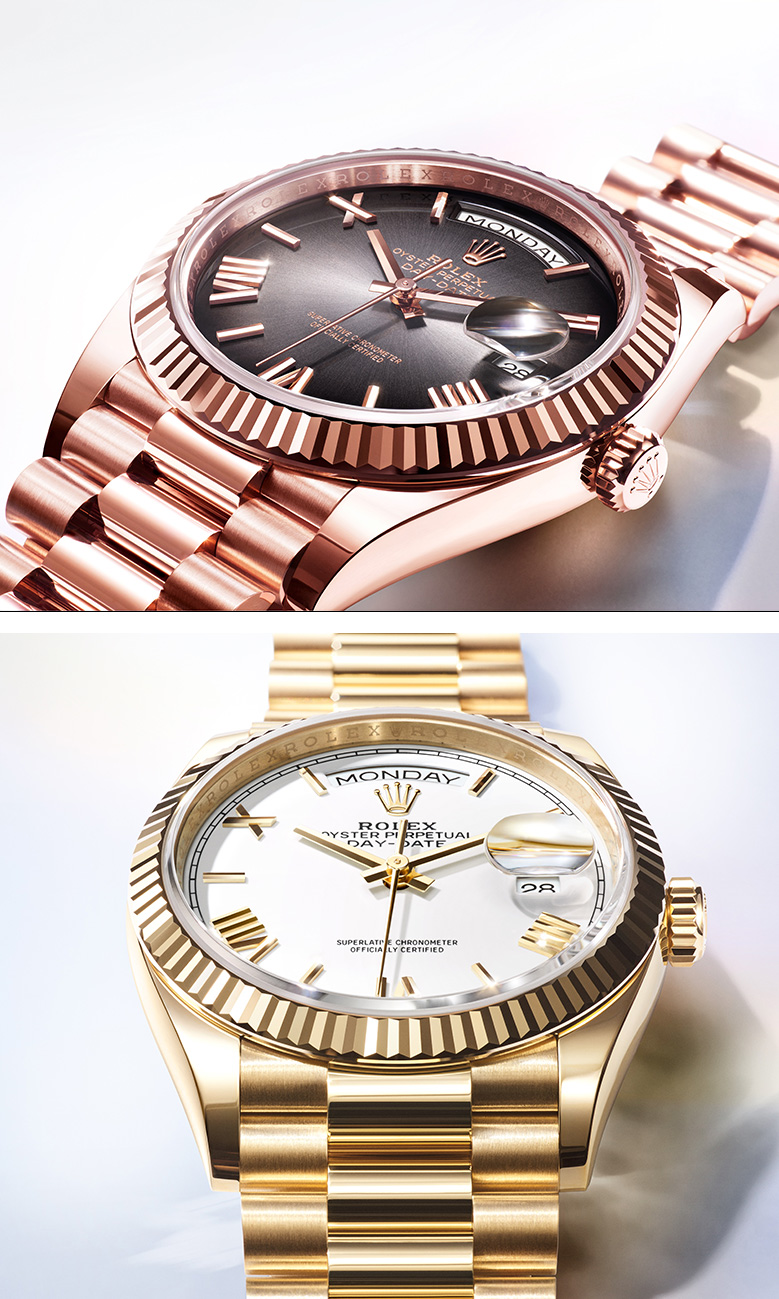 Rolex Day-Date: la cassa Oyster, simbolo di impermeabilità