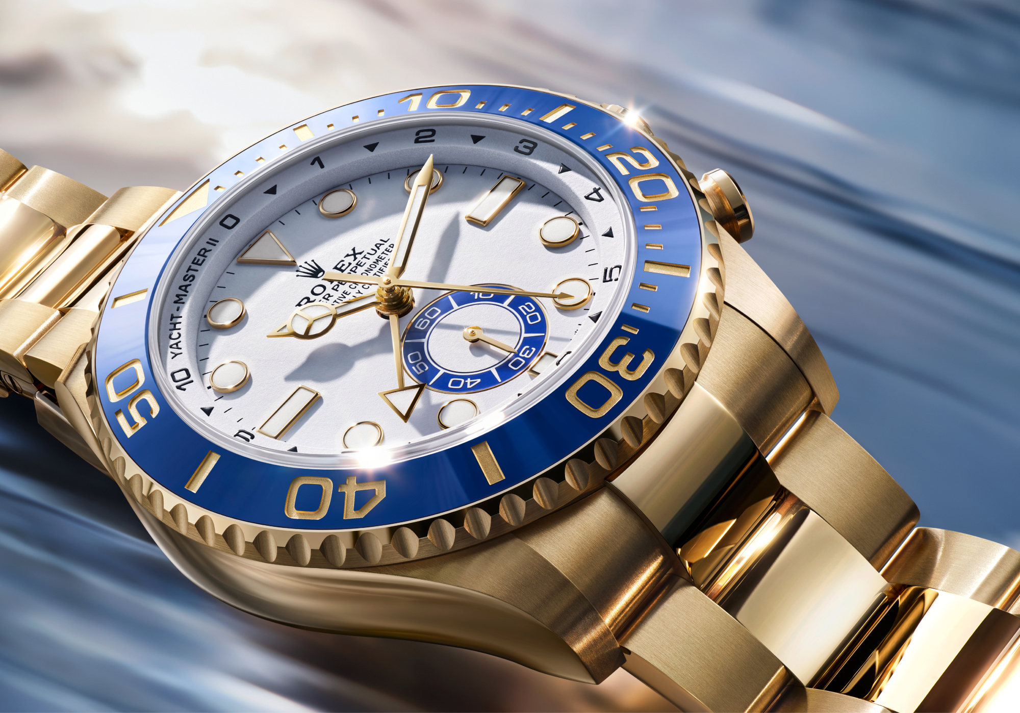 Rolex Yacht-Master II: lunetta girevole graduata in rilievo