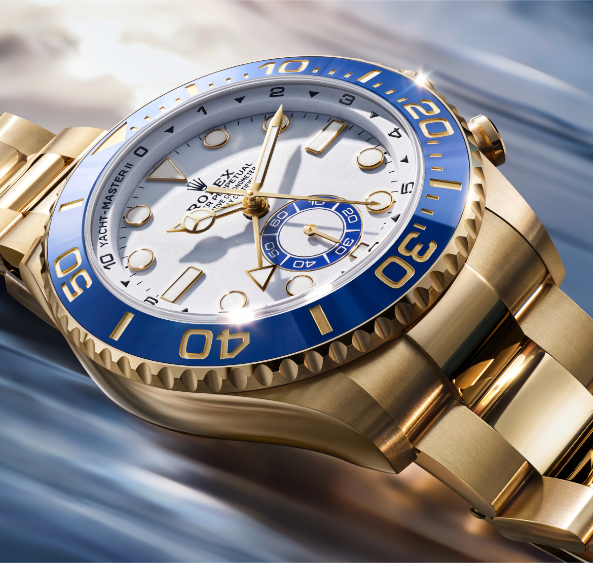 Rolex Yacht-Master II: lunetta girevole graduata in rilievo
