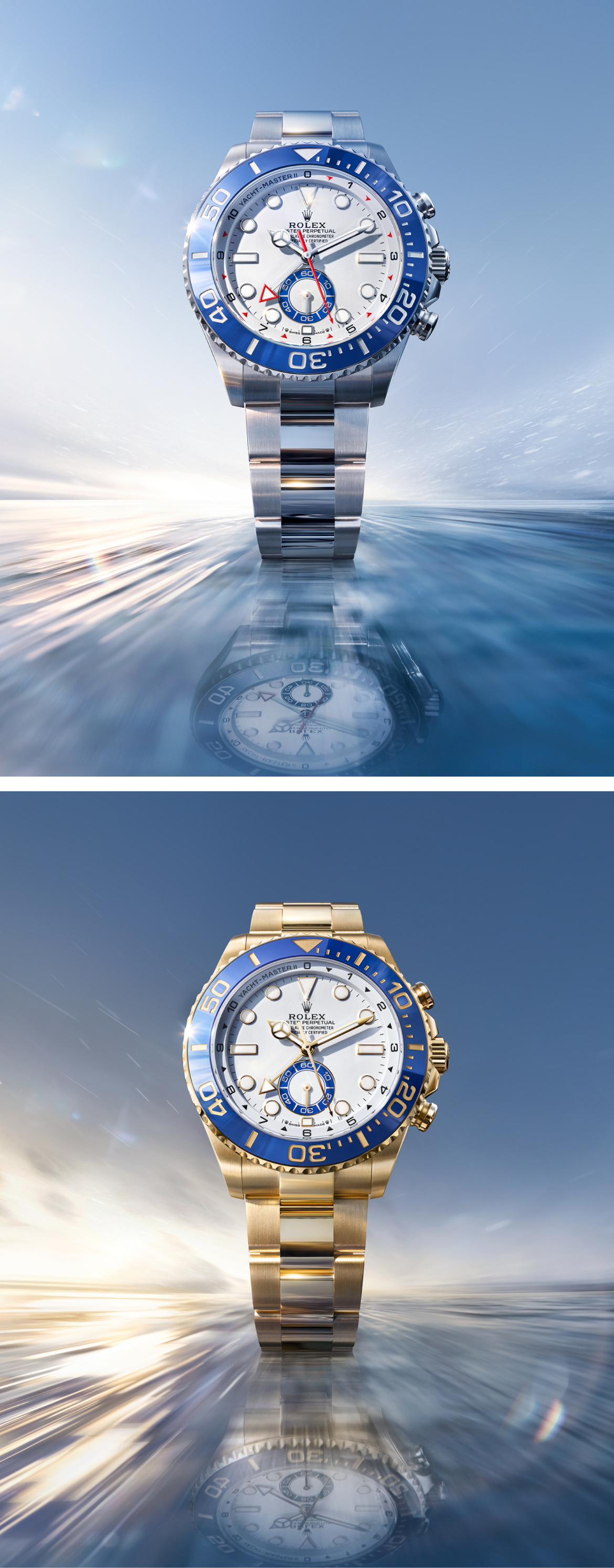 Rolex Yacht-Master II: calibri Perpetual 2236 e 3235