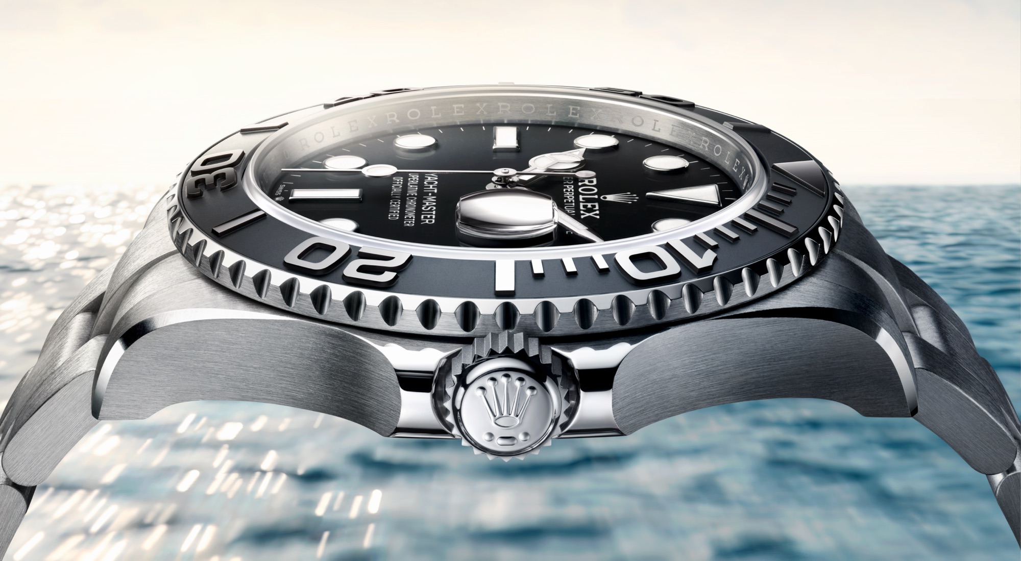 Rolex Yacht-Master: lunetta girevole graduata in rilievo