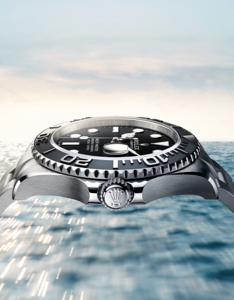 Rolex Yacht-Master: lunetta girevole graduata in rilievo
