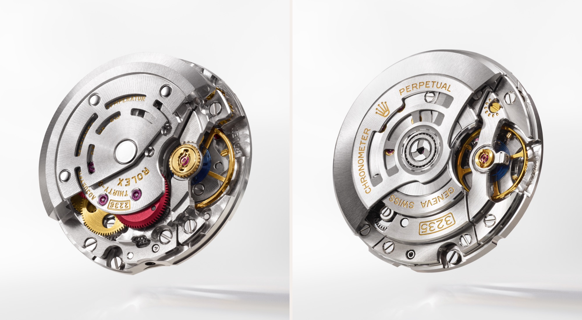 Rolex Yacht-Master: calibri Perpetual 2236 e 3235