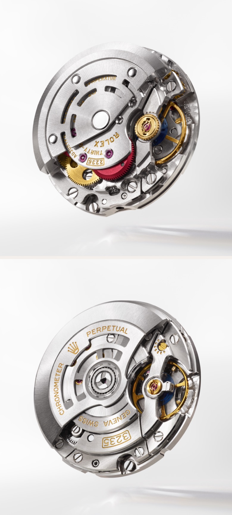 Rolex Yacht-Master: calibri Perpetual 2236 e 3235