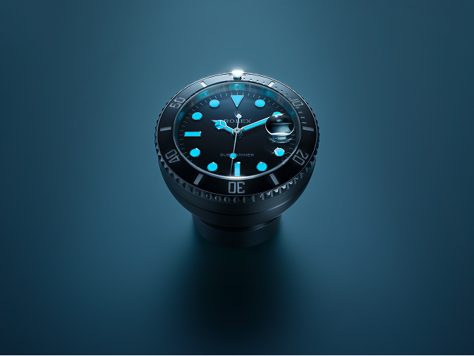 Pendoletta con calendario - Un omaggio al Submariner - Gioielleria Stedile