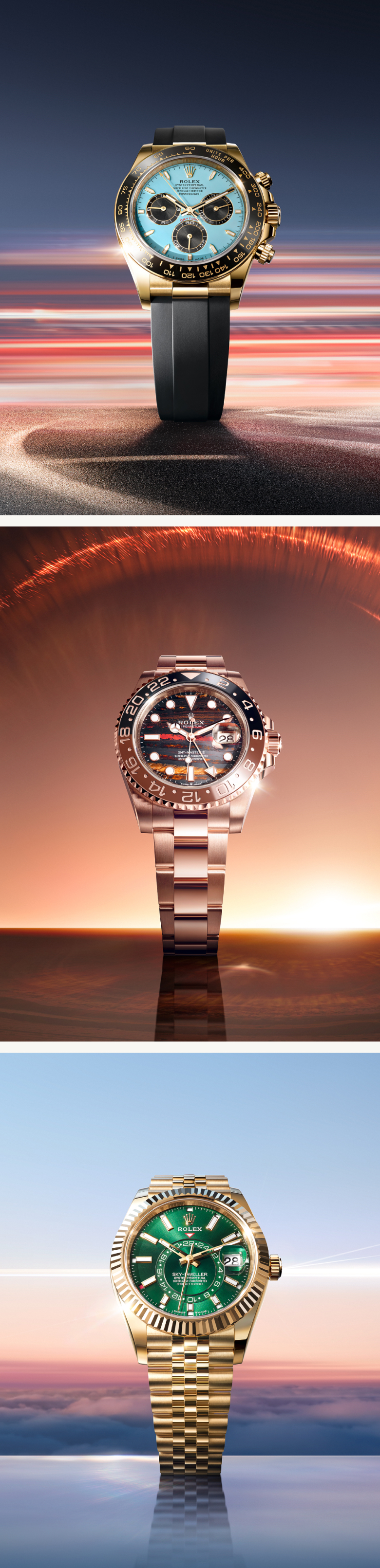 Quadranti esclusivi Rolex 2025 - Daytona, GMT-Master II, Sky-Dweller da Gioielleria Stedile