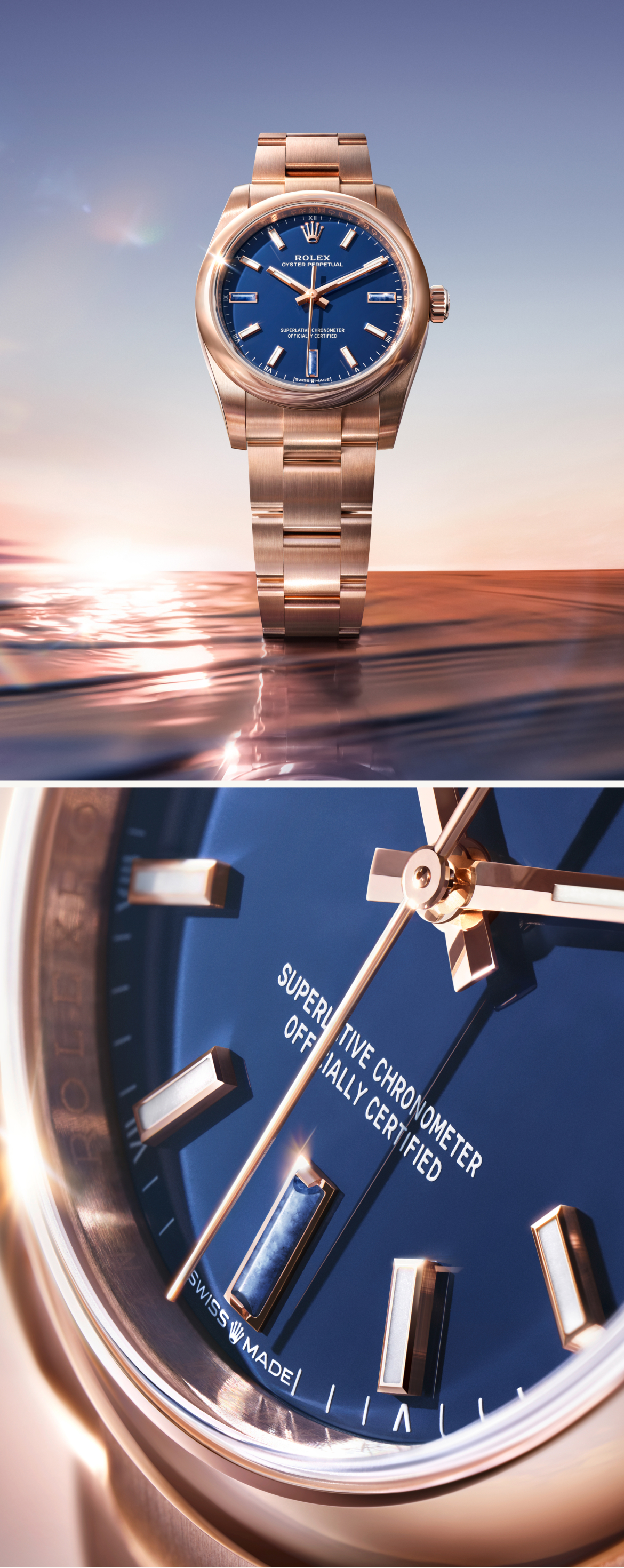 Orologi Oyster Perpetual 28 e 34 di Rolex: Oro giallo 18 ct - Una lucentezza unica