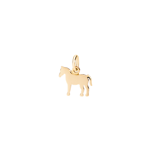 Ciondolo Cavallo Oro Giallo 18k. 